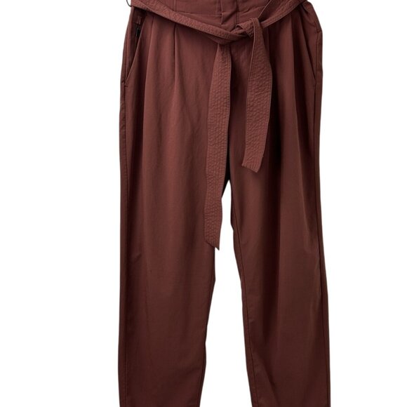 Athleta Pants Womens 6 Skyline II Belted Stretch Performance Chino Athleisure - Picture 13 of 16